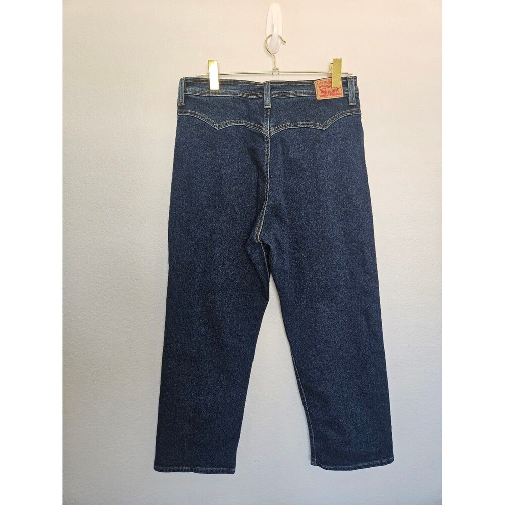 Levis Ribcage Straight Ankle Pocketless Button Fly Classic Denim Jean Womens 32 - Picture 3 of 7